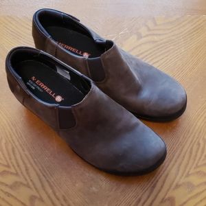 Merrell select fresh genuine leather clogs